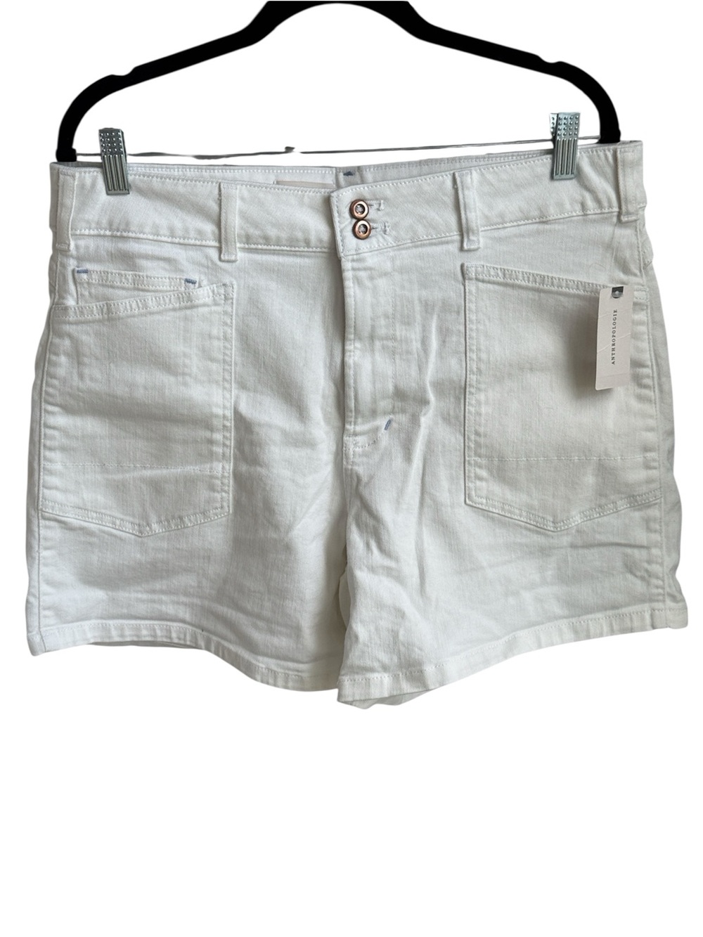 Anthropologie Pilcro The Wanderer White Shorts 32 NWT